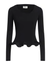 Vicolo Woman Sweater Black Size Onesize Viscose, Polyester, Polyamide