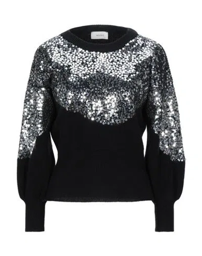 Vicolo Woman Sweater Black Size Onesize Wool, Acrylic