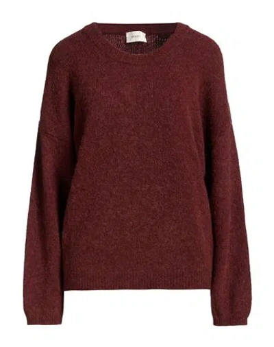 Vicolo Woman Sweater Burgundy Size Onesize Polyamide, Wool, Alpaca Wool, Elastane