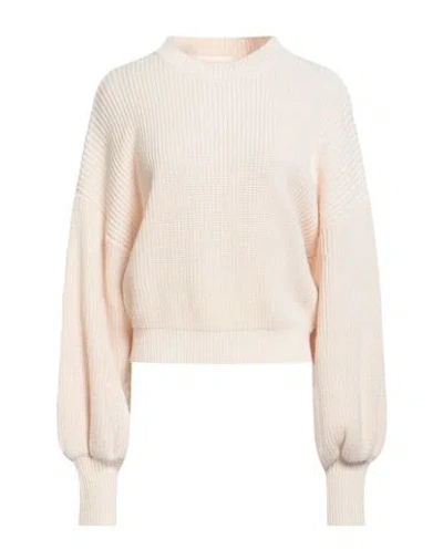 Vicolo Woman Sweater Cream Size Onesize Acrylic, Wool, Viscose, Alpaca Wool In Neutral