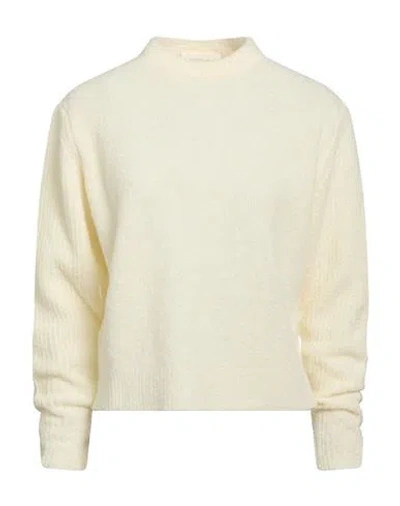 Vicolo Woman Sweater Cream Size Onesize Wool, Polyamide In Neutral
