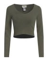 Vicolo Woman Sweater Military Green Size Onesize Viscose, Polyester