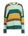 Vicolo Woman Sweater Emerald Green Size Onesize Viscose, Polyamide, Wool, Cashmere