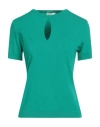 Vicolo Woman Sweater Emerald Green Size Onesize Viscose, Polyester, Polyamide