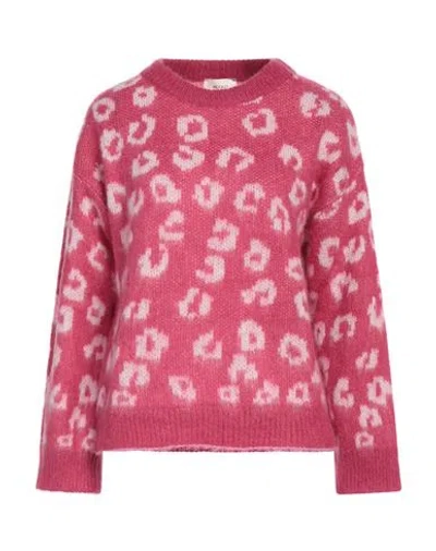 Vicolo Woman Sweater Fuchsia Size Onesize Acrylic, Mohair Wool, Polyamide In Pink