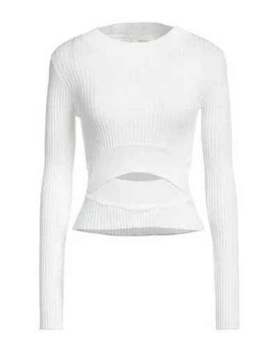 Vicolo Woman Sweater Ivory Size Onesize Viscose, Polyester In White