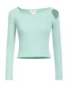 Vicolo Woman Sweater Light Green Size Onesize Viscose, Polyester