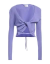 Vicolo Woman Sweater Mauve Size Onesize Viscose, Polyester In Purple