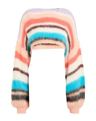 Vicolo Woman Sweater Lilac Size Onesize Acrylic, Mohair Wool, Polyamide In Purple