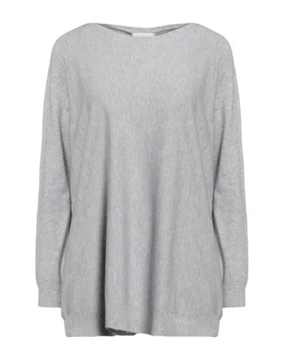 Vicolo Woman Sweater Lilac Size Onesize Viscose, Polyester, Polyamide In Metallic