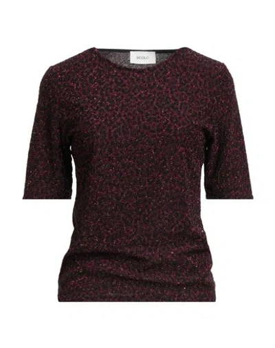 Vicolo Woman Sweater Magenta Size M Polyester, Viscose, Polyamide In Purple