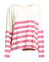 Vicolo Woman Sweater Mauve Size Onesize Viscose, Acrylic, Elastane In Purple
