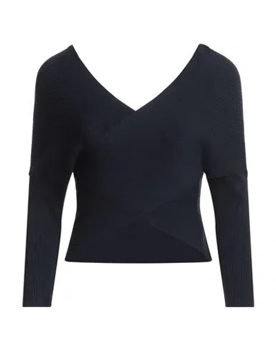 Vicolo Woman Sweater Midnight Blue Size Onesize Viscose, Polyester