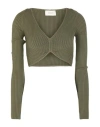 Vicolo Woman Sweater Military Green Size Onesize Viscose, Polyester