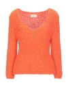 Vicolo Sweaters In Orange