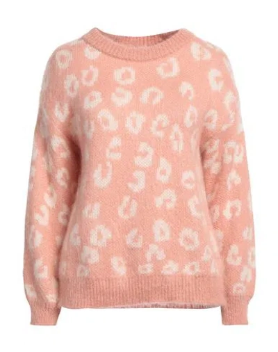 Vicolo Woman Sweater Pink Size Onesize Acrylic, Mohair Wool, Polyamide