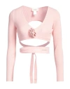 Vicolo Woman Sweater Pink Size Onesize Viscose, Polyester