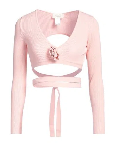 Vicolo Woman Sweater Pink Size Onesize Viscose, Polyester