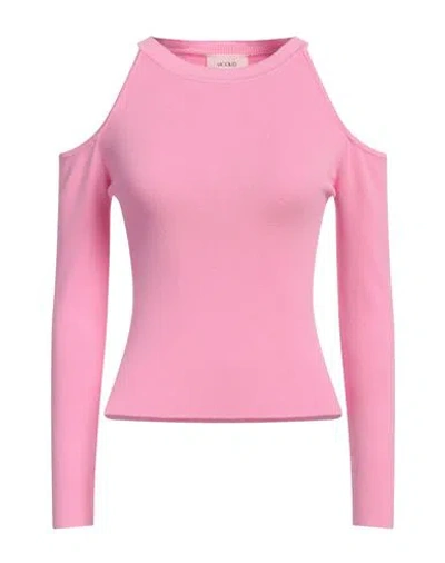 Vicolo Woman Sweater Pink Size Onesize Viscose, Polyester In Pink
