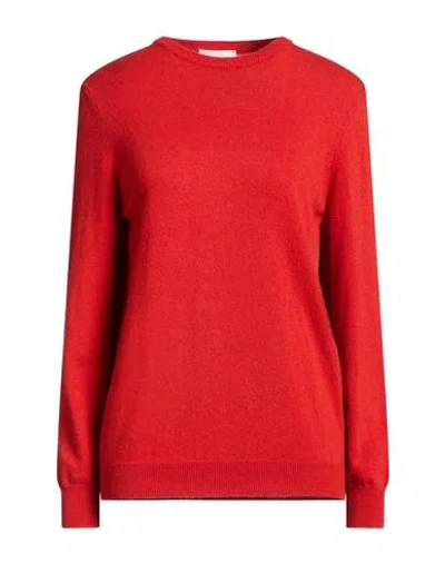 Vicolo Woman Sweater Rust Size Onesize Viscose, Polyamide, Wool, Cashmere In Red