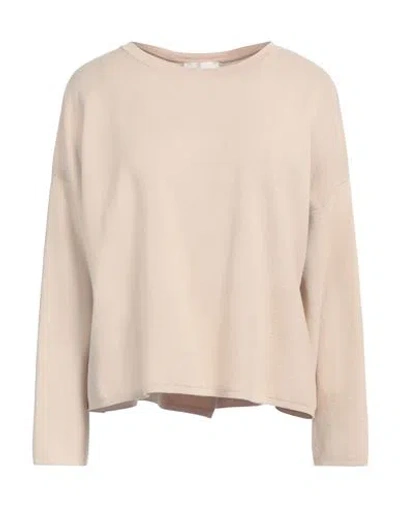 Vicolo Woman Sweater Sand Size Onesize Viscose, Acrylic, Elastane In Beige