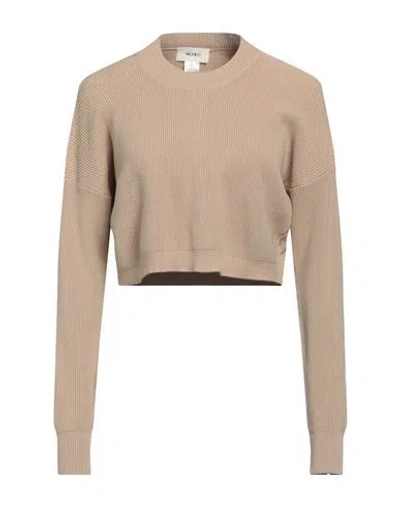 Vicolo Woman Sweater Sand Size Onesize Viscose, Polyester In Beige
