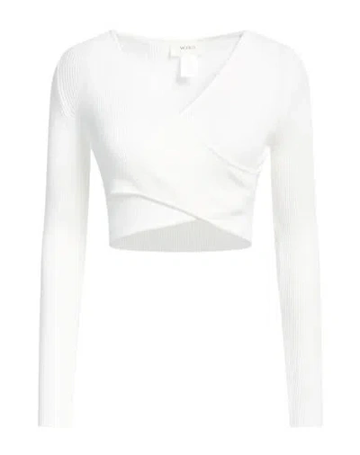 Vicolo Woman Sweater White Size Onesize Viscose, Polyester