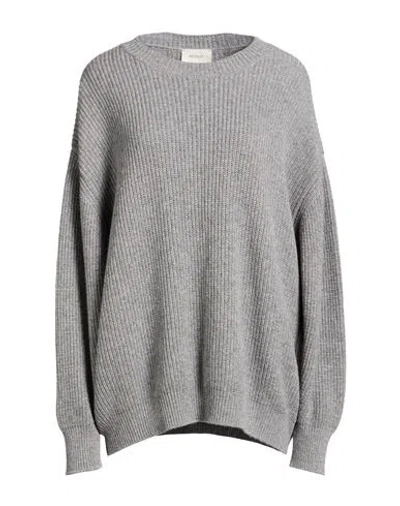 Vicolo Woman Sweater Yellow Size Onesize Viscose, Polyamide, Wool, Cashmere In Gray