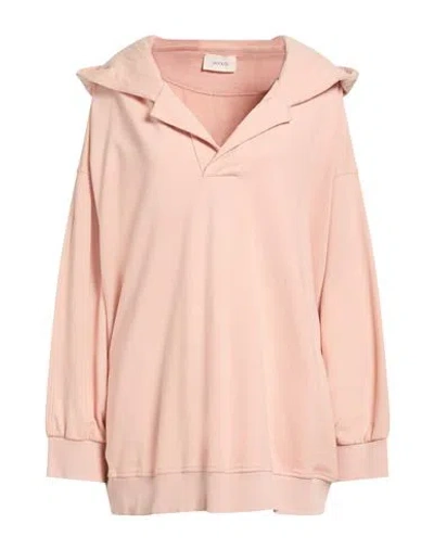 Vicolo Woman Sweatshirt Light Pink Size Onesize Cotton