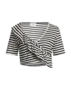 Vicolo Woman T-shirt Black Size Onesize Cotton
