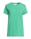 Vicolo Woman T-shirt Green Size Onesize Cotton