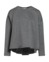 Vicolo Woman T-shirt Grey Size M Viscose, Polyamide, Elastane In Gray