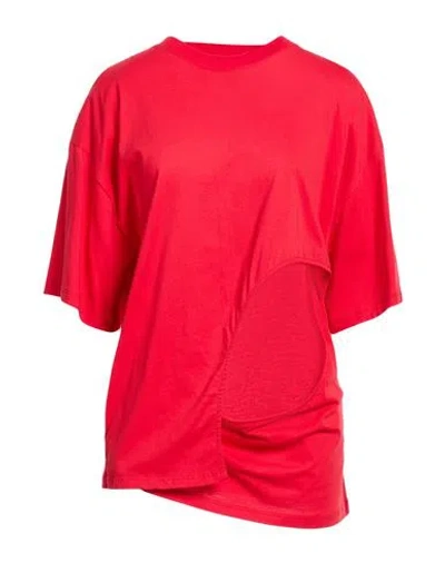 Vicolo Woman T-shirt Red Size Onesize Cotton