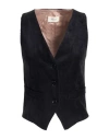 Vicolo Woman Tailored Vest Black Size Xs Polyester, Nylon, Elastane