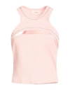 Vicolo Woman Tank Top Pink Size Onesize Cotton