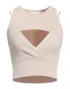 Vicolo Tops In Beige