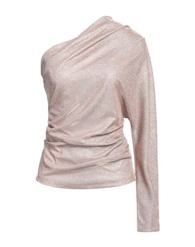 Vicolo Woman Top Beige Size S Polyester, Elastane In Pink