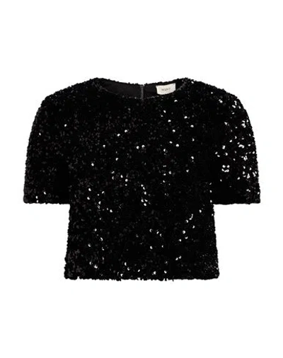 Vicolo Woman Top Black Size L Polyester, Elastane