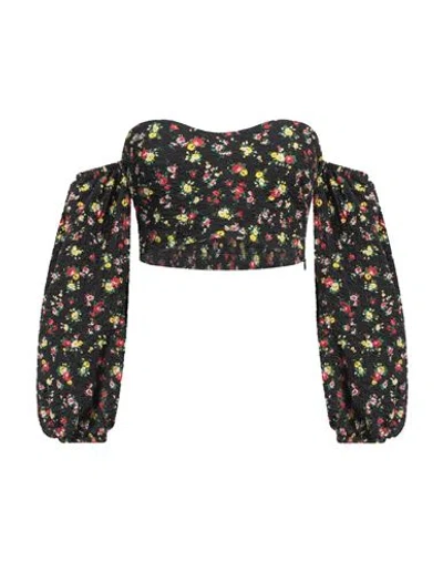 Vicolo Woman Top Black Size M Cotton