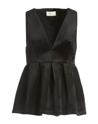 Vicolo Woman Top Black Size M Polyester