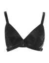Vicolo Woman Top Black Size M Polyester, Metal, Elastane In Black