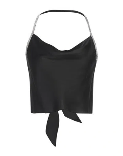 Vicolo Woman Top Black Size M Viscose