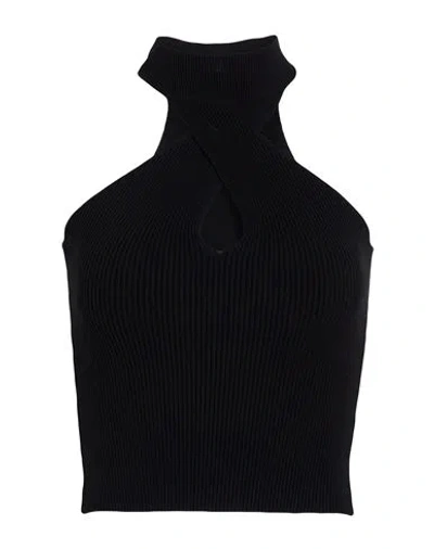 Vicolo Woman Top Black Size Onesize Viscose, Polyester