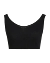 Vicolo Woman Top Black Size Onesize Viscose, Polyester In Black