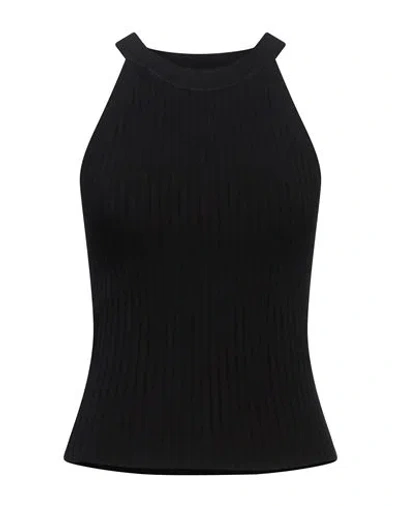 Vicolo Woman Top Black Size Onesize Viscose, Polyester