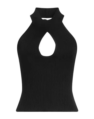 Vicolo Woman Top Black Size Onesize Viscose, Polyester