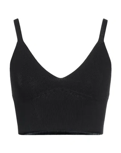 Vicolo Woman Top Black Size Onesize Viscose, Polyester
