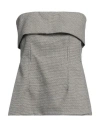 Vicolo Woman Top Black Size L Polyester, Viscose, Elastane In Black