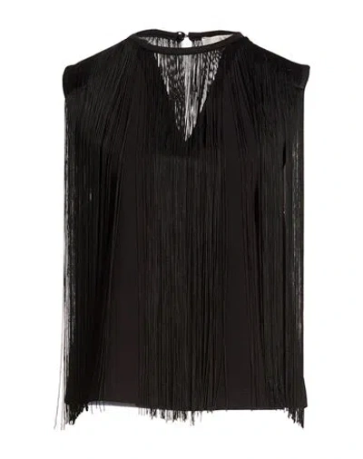 Vicolo Woman Top Black Size S Polyester, Viscose, Elastane