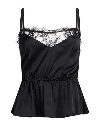 Vicolo Woman Top Black Size S Viscose, Elastane